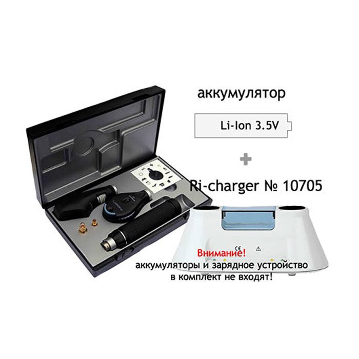 Набор офтальмоскоп-ретиноскоп точечный XL3,5В Ri-vision slit Riester