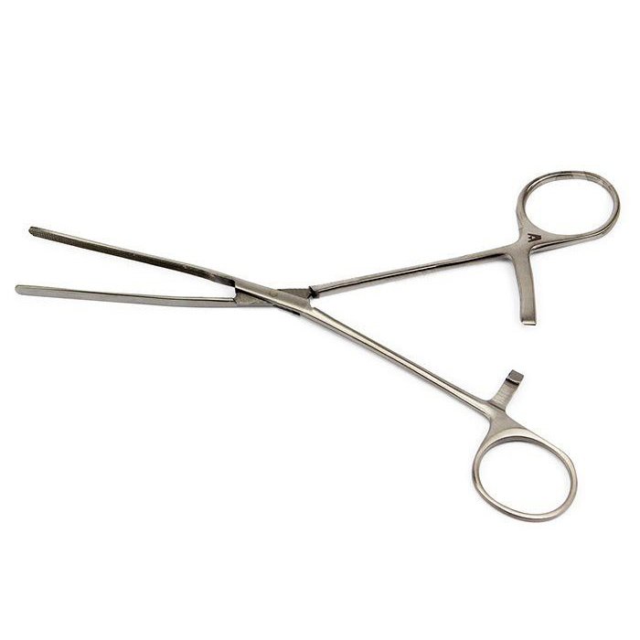 Зажим кишечный эластичный для детей прямой 170 мм