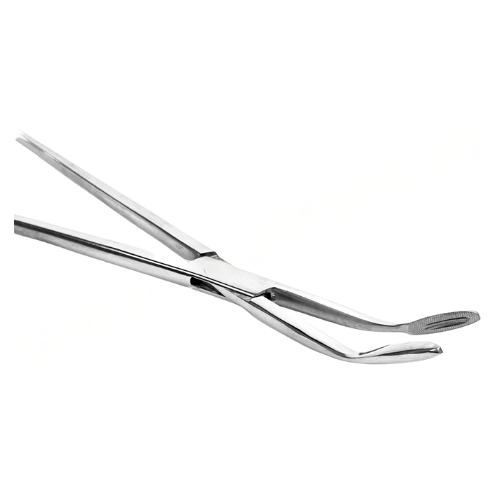 Корнцанг изогнутый 256 мм (Щ-20-2)