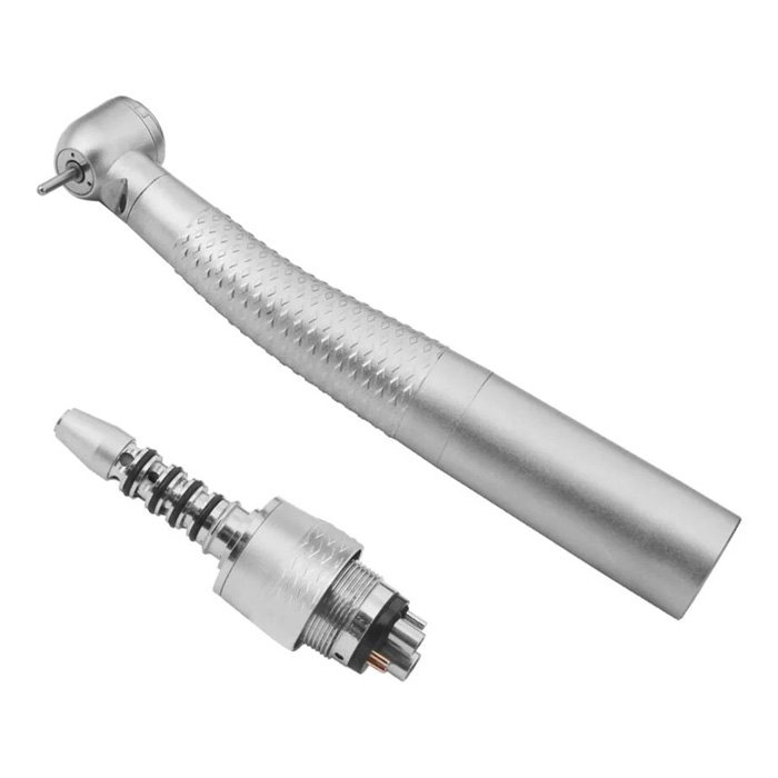 CX207-GS-TP - турбинный наконечник с фиброоптикой, с ортопедической головкой, с быстросъемным переходником стандарта Sirona, Coxo