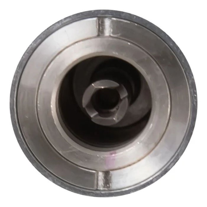 555 - угловой наконечник с генератором света, внутренним охлаждением и кнопочным зажимом бора, 1:1, для CA-боров 2,35 мм, Mercury