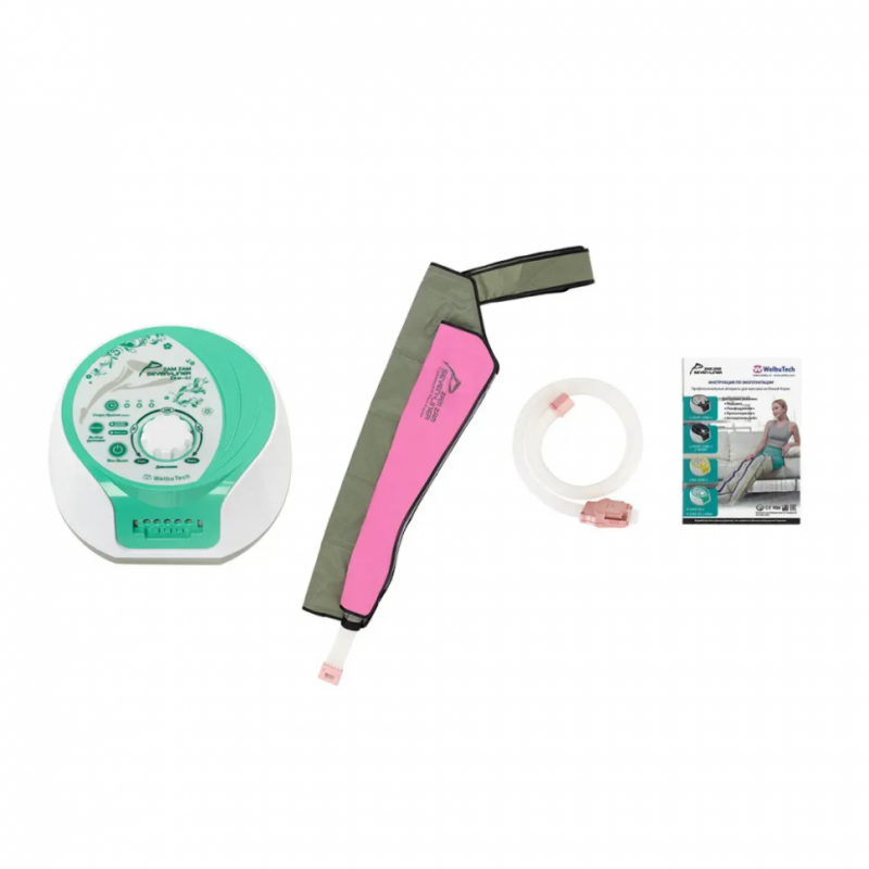 WelbuTech Seven Liner Zam-02 Аппарат для лимфодренажа и массажа (манжета для руки, хаки с нахлестом), (РУ)