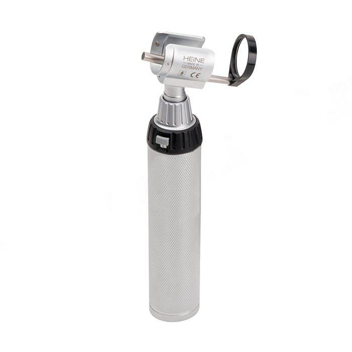 Отоскоп ветеринарный G100 с рукояткой батареечной BETA, c принадлежностями Heine