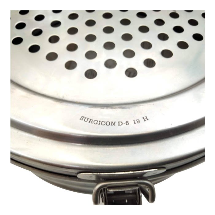 Коробка медицинская стерилизационная с фильтром D-6