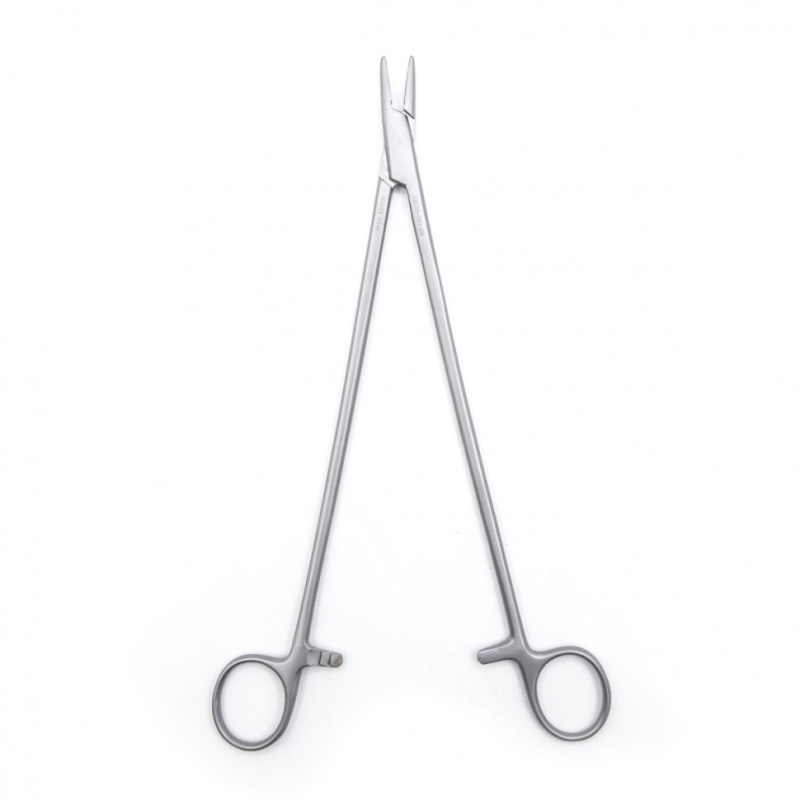 Иглодержатель MAYO-HEGAR, сосудистый, прямой, 260 мм (И-10-6кр), МИЗТ