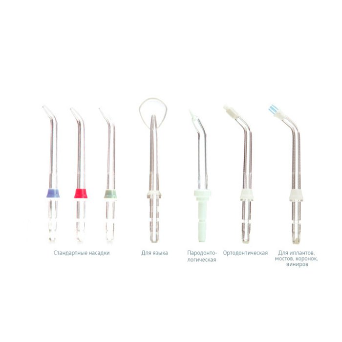 Ирригатор для полости рта модель WI-922 с принадлежностями. Стационарный. Семейный. 7 насадок в комплекте. 10 режимов регулировки мощности