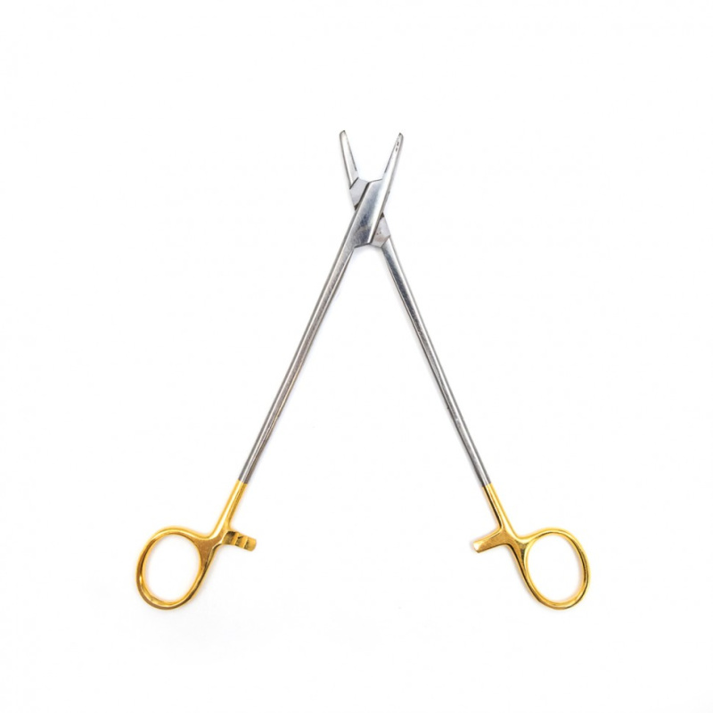 Иглодержатель общехирургический, армированный твердым сплавом 200 мм Тумботино