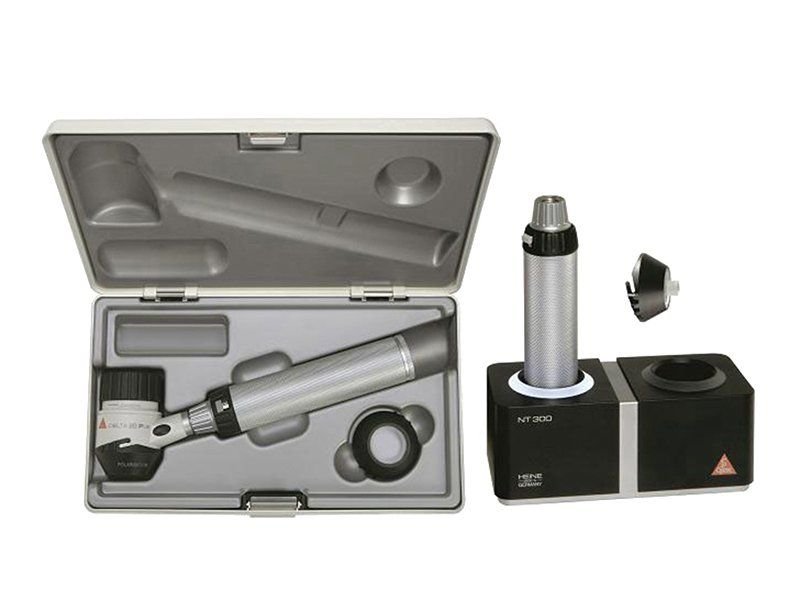 Heine DELTA 20 Plus с поляризацией и иммерсией рукоятка ВЕТА 2.5В батареечная