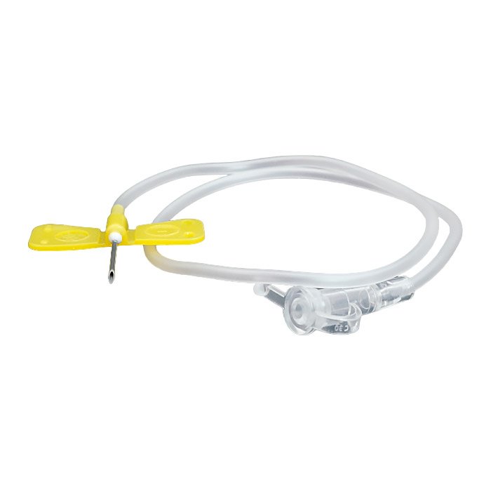 Устройство для вливания в малые вены - игла-бабочка LUER LOCK 20G (0,90х19мм) SFM 20G, 100 шт/уп