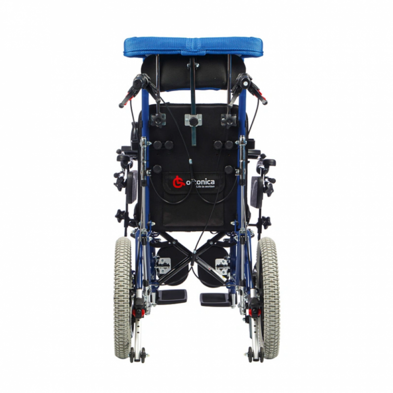 Детская инвалидная кресло-коляска механическая Ortonica Olvia 400 столик и папюшон