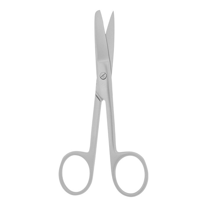 Ножницы хирургические тупоконечные прямые, 125 мм (Н-64-1р) , МИЗТ