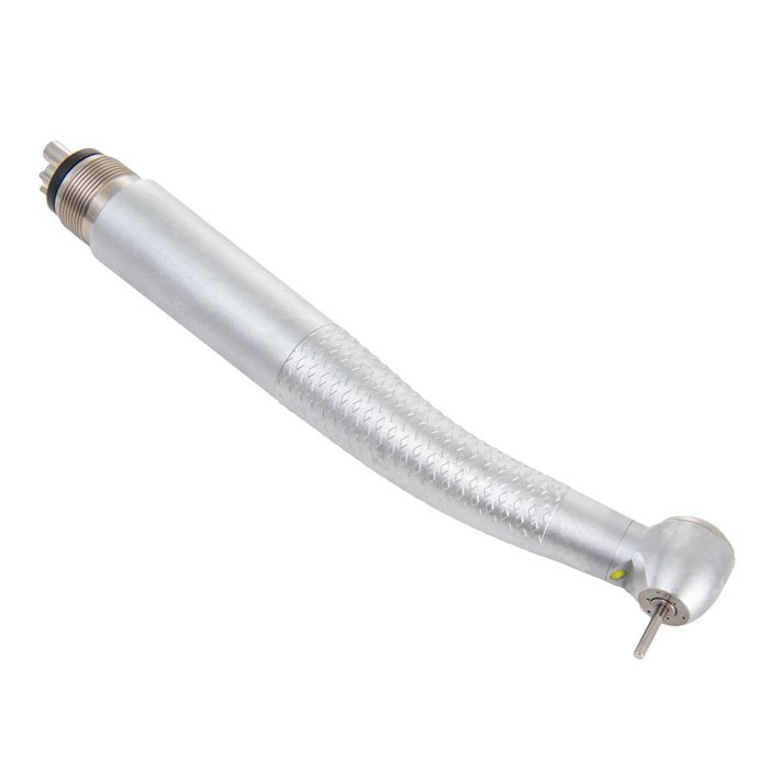 CX207-F-TP - турбинный наконечник с генератором света, с ортопедической головкой, для 4-х канального соединения, Coxo