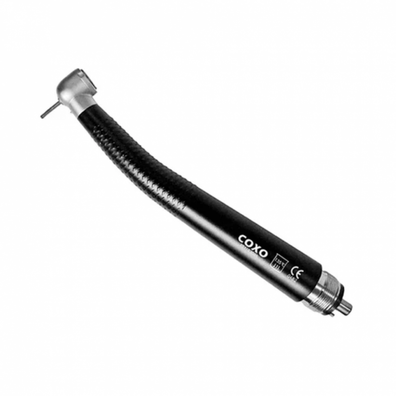 CX207-C1-5 - турбинный наконечник с одноточечным спреем, черный цвет, для 4-х канального соединения