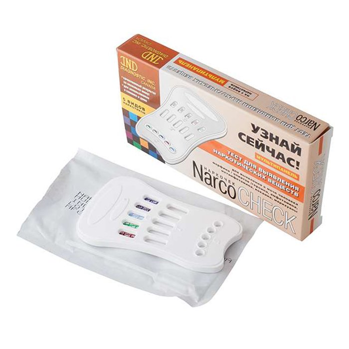 Тест на наркотики Мультипанель-5 Narcocheck определение по моче