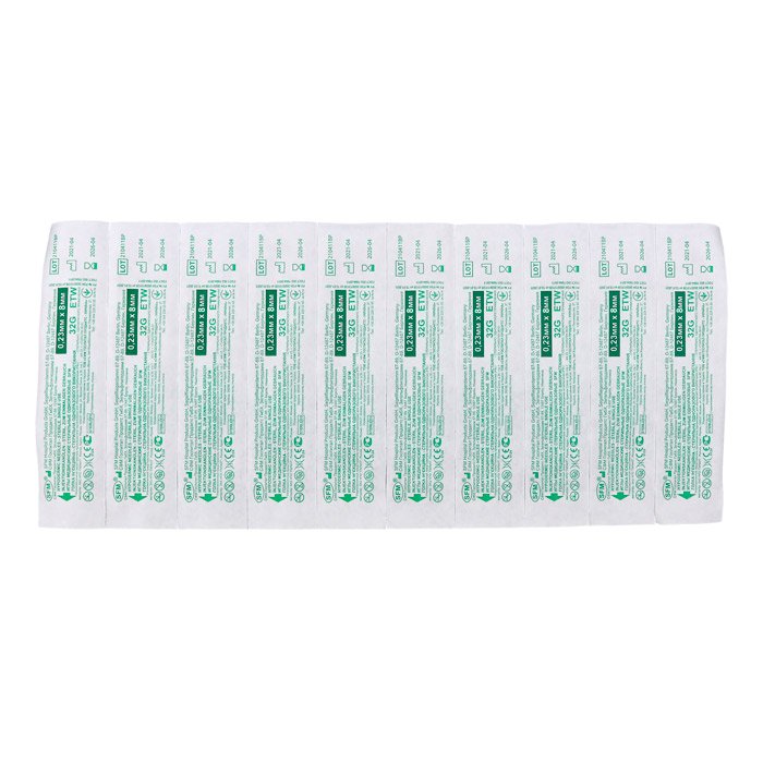 Игла медицинская стерильная 0,23х8 мм 32G SFM 50 шт/уп