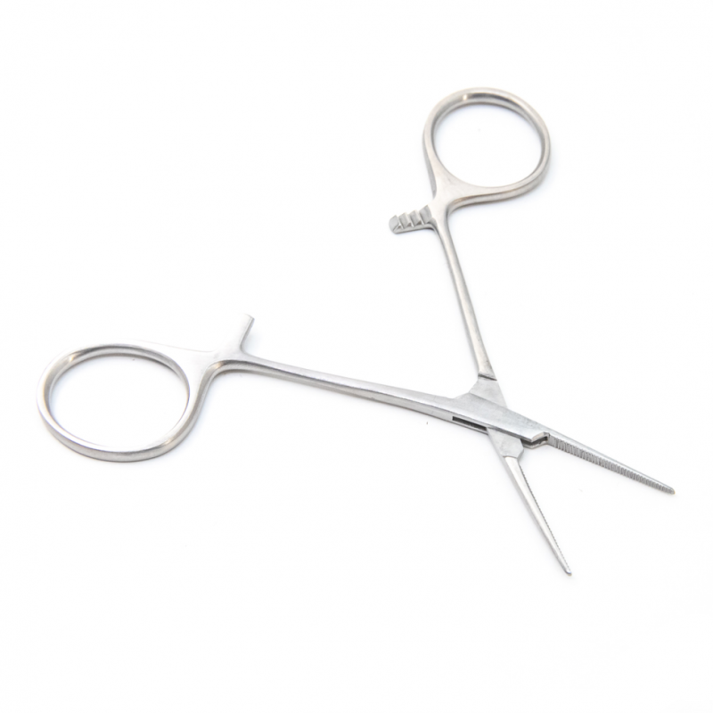 Зажим кровоостанавливающий зубчатый Mikro-Mosquito, 100 мм