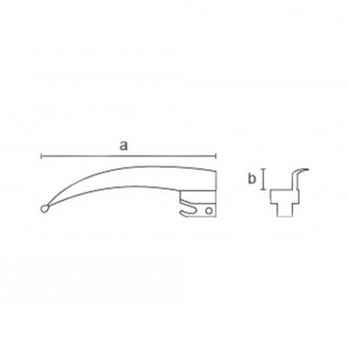 Клинок Macintosh (изогнутый) №3 Металл, LED