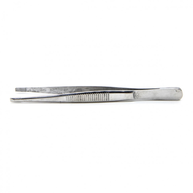 Пинцет глазной эпиляционный, тонкий, 105 мм. Surgiwell