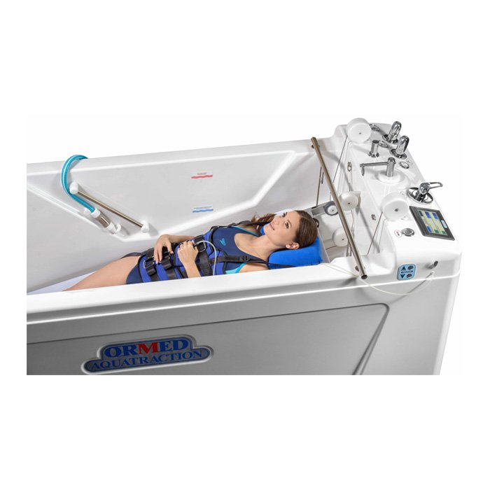 Акватракцион - гидромассажная ванна для вытяжения и подводного гидромассажа позвоночника (со встроенным механизмом подъема пациента) (Комплектация Базовая)