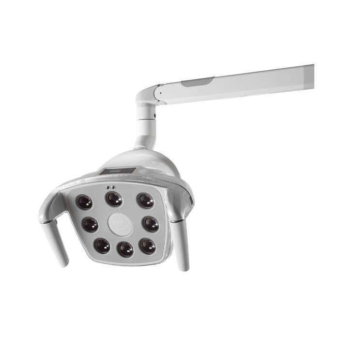 SILVERFOX 8000B-SRS0 – стоматологическая установка с верхней подачей и с мягкой обивкой