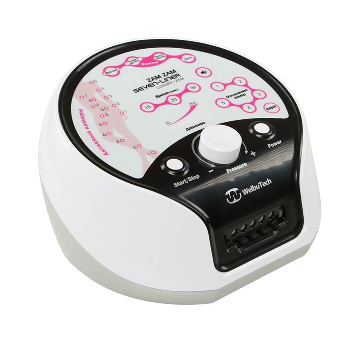 WelbuTech Seven Liner Zam Luxury Аппарат для лимфодренажа, прессотерапии, массажа (полный комплект), размер L (новый тип стопы)