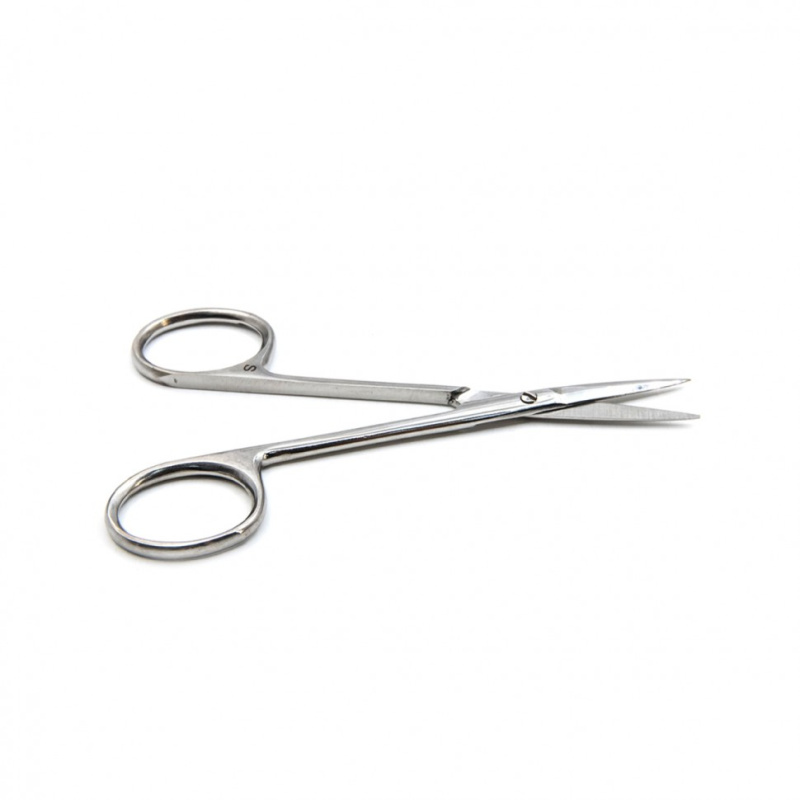 Ножницы глазные для стекловидного тела, прямые, 114 мм. Surgiwell