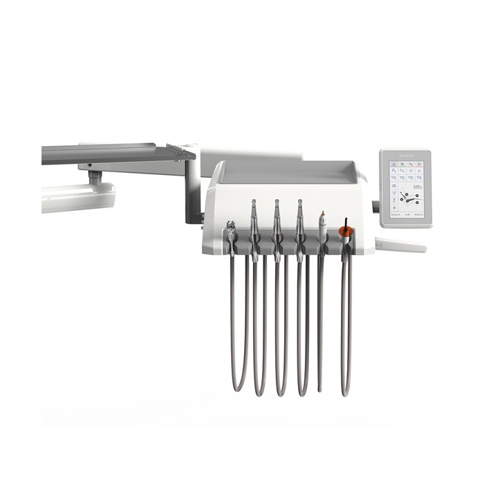 SILVERFOX 8000C-CRS0 Compact – стоматологическая установка с нижней подачей, без гидроблока и с мягкой обивкой