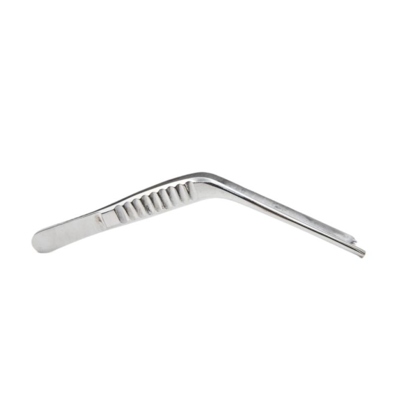 Пинцет ушной горизонтально-изогнутый, хирургический, 100 мм. Surgiwell