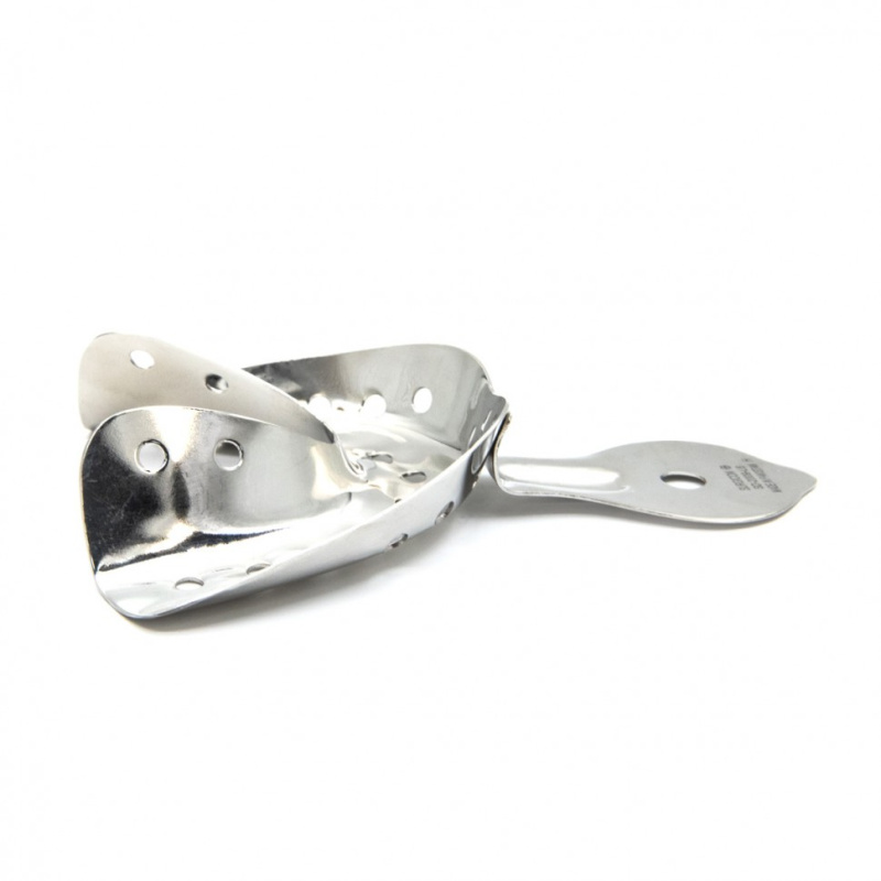 Ложка оттискная стоматологическая, металлическая, для нижней челюсти №3, Surgicon