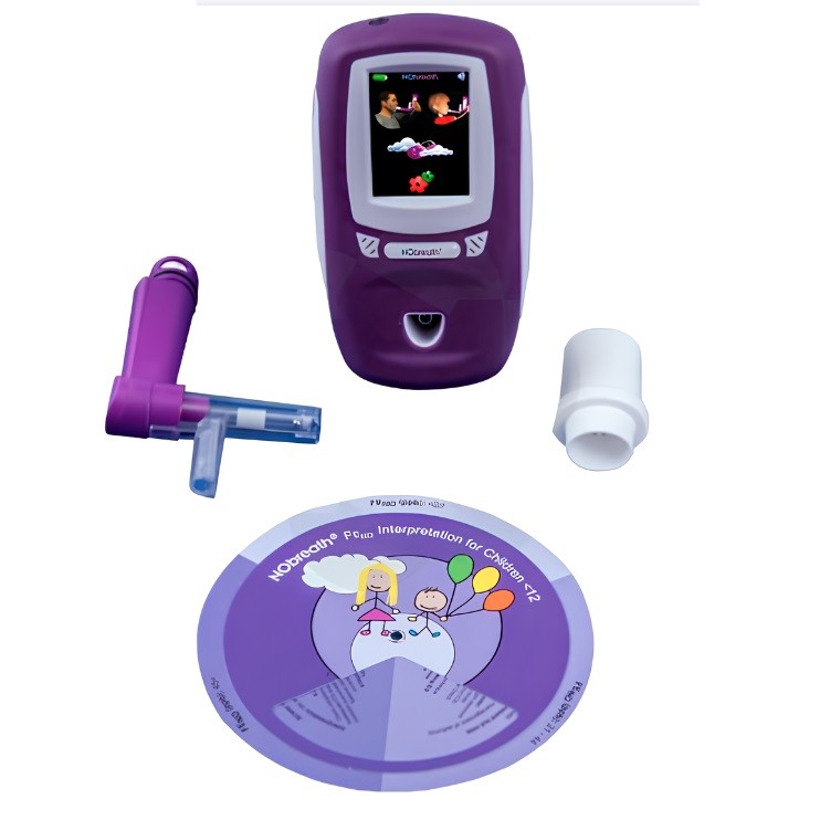 Портативный ручной монитор окиси азота NOBreath V2 в комплекте с 100 мундштуками