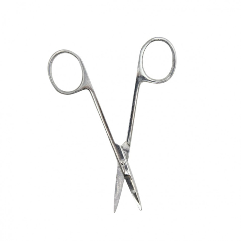 Ножницы глазные тупоконечные, вертикально-изогнутые, 113 мм. Surgiwell