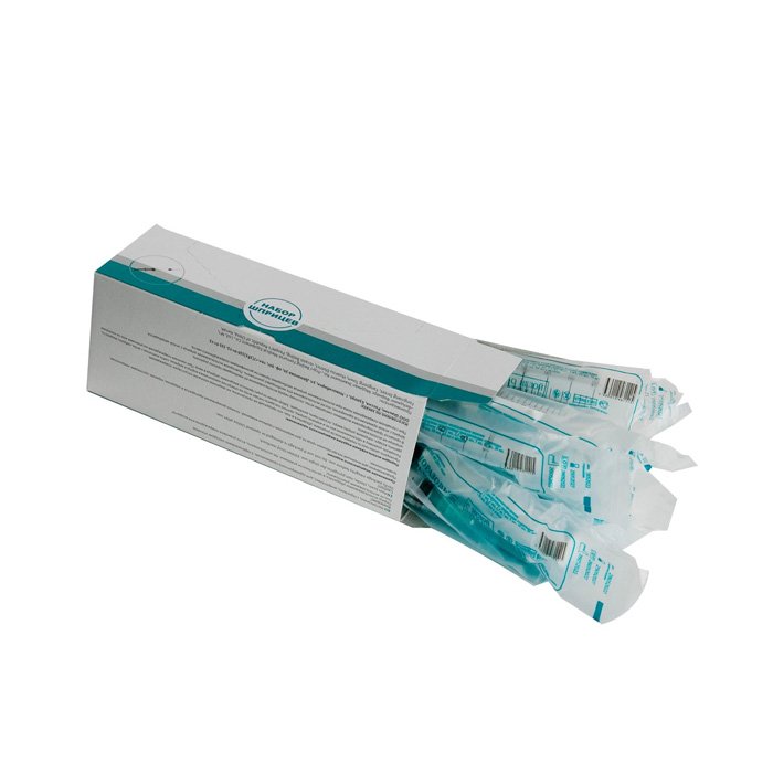 Набор шприцев одноразовых трехдетальных стерильных 10мл INEKTA, 10шт/уп