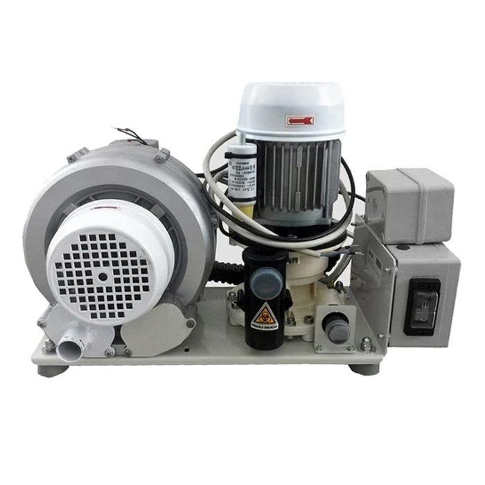 Turbo-Jet 2 - стоматологический аспиратор для влажной аспирации для 2-х стоматологических установок, с кожухом