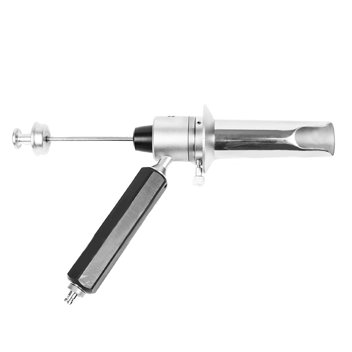 Аноскоп хирургический многоразовый. Диаметр внешний - 28мм. Длина рабочей части - 85мм. С П-образным вырезом и вращающейся ручкой