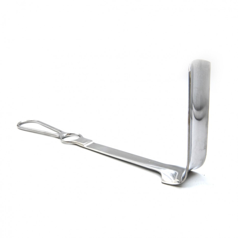 Зеркало подъемник влагалищное желобоватое, №2, 100 мм. Surgiwell