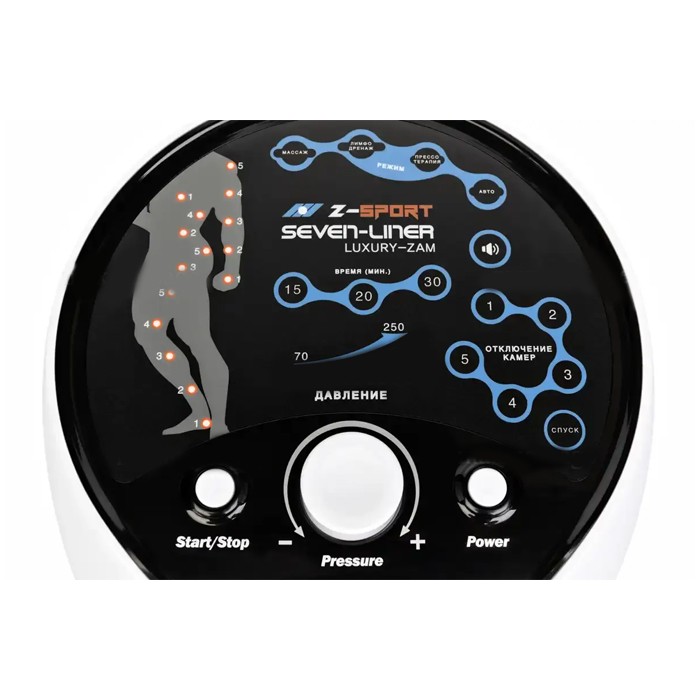 WelbuTech Seven Liner Zam Luxury Z-Sport Аппарат для лимфодренажа, прессотерапии, массажа (максимальный комплект), размер XXL
