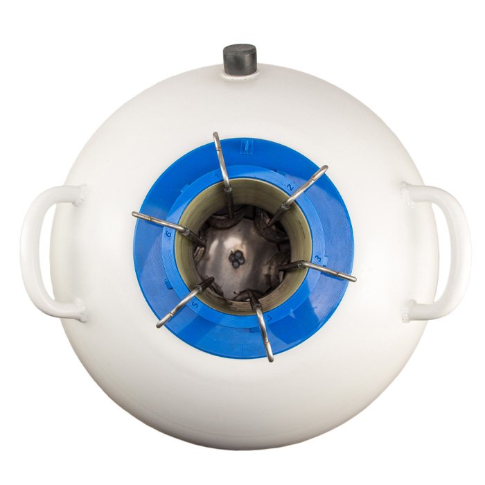 Сосуд Дьюара СДМ-47/127 с пятью штативами 82х84х287мм для 5 криобоксов