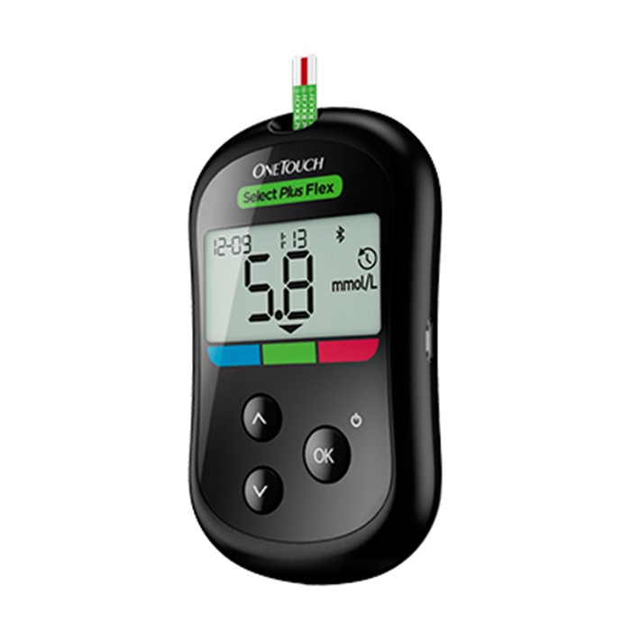 Глюкометр OneTouch Select Plus Flex (Селект Плюс Флекс), ручка + 10 ланцетов в комплекте