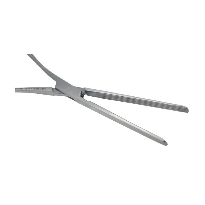 Зажим кишечный эластичный для детей прямой 170мм