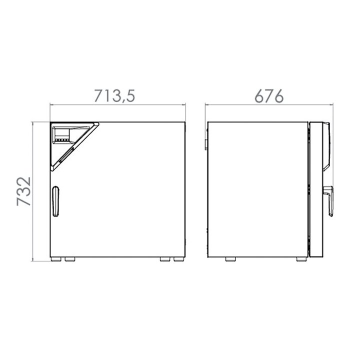 Стерилизатор Binder FED 115 с принудительной конвекцией (с вентилятором) с электронным контролем температуры