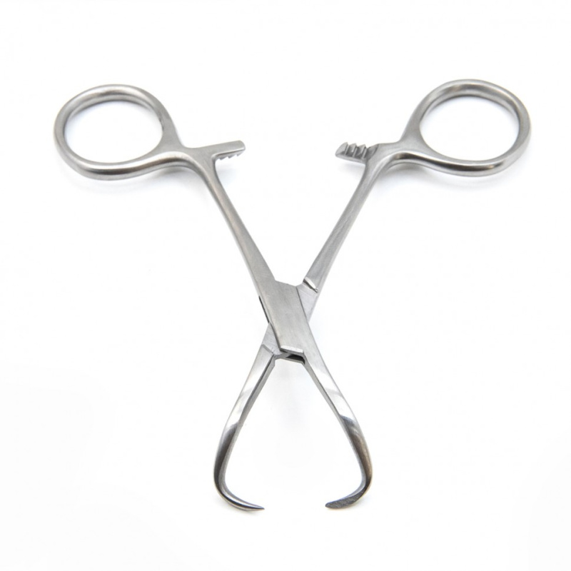 Зажим для операционного белья (цапка) по Бекгаузу, 11 см / 4