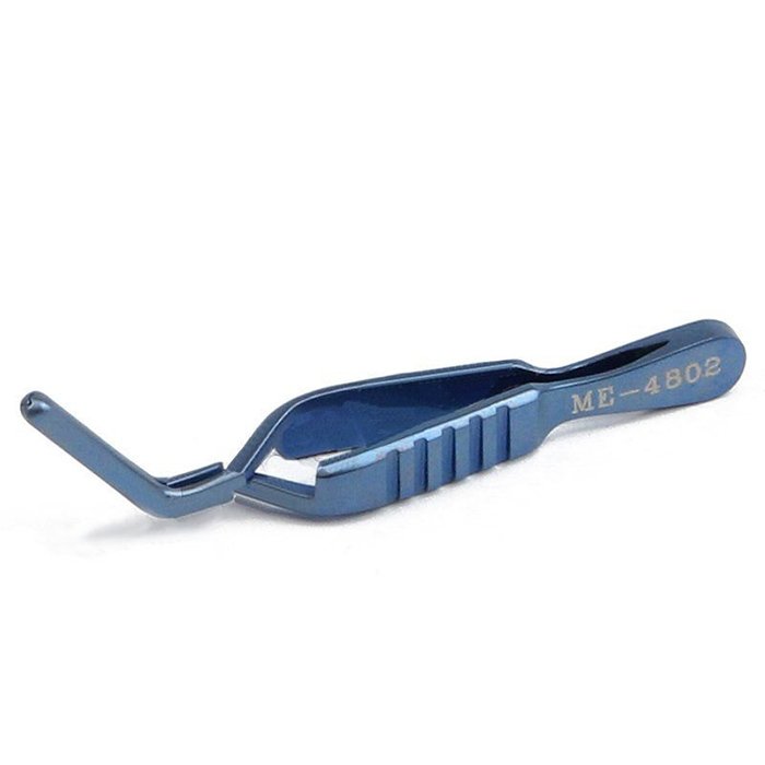 Зажим сосудистый, тип Бульдог, изогнутый, ПТО Медтехника (12 мм)