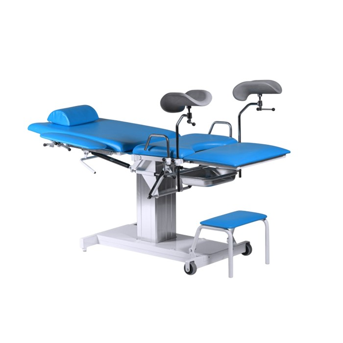 Кресло гинекологическое КГ-03 (изменение углов наклона спинки и сиденья при помощи пневмопружин, изменение высоты сиденья (700/1060мм) при помощи электрического привода)