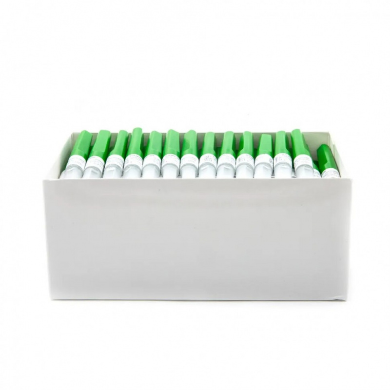 Иглы двухсторонние  21G*1 1/2, зелёные (100 шт/уп) для взятия проб крови