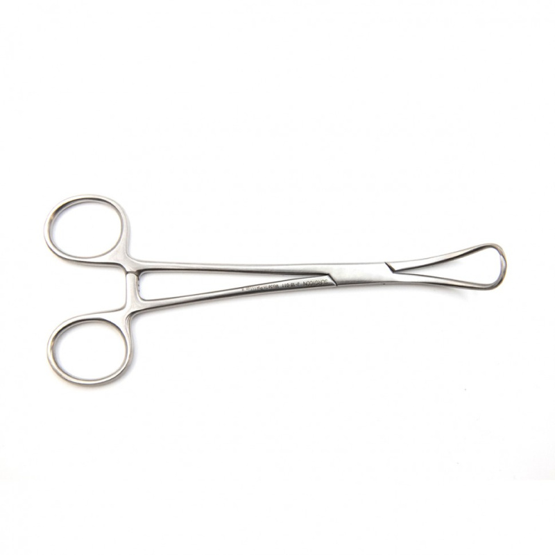 Зажим для операционного белья (цапка) по Бакхаузу, 150 мм