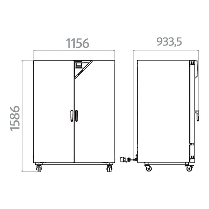Стерилизатор Binder FED 720 с принудительной конвекцией (с вентилятором) с электронным контролем температуры