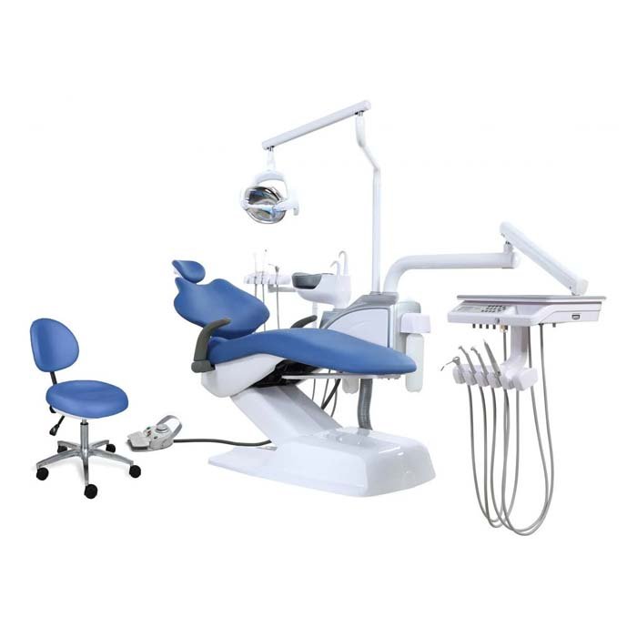 AJ 15 - стоматологическая установка с нижней/верхней подачей инструментов