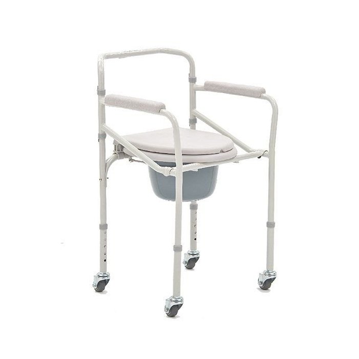 Кресло-коляска для инвалидов FS693 с санитарным оснащением