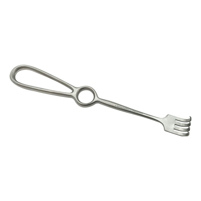 Крючок хирургический острый четырехзубый N 2