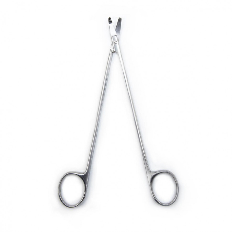 Ножницы сосудистые, вертикально-изогнутые по радиусу 158 мм, Surgiwell